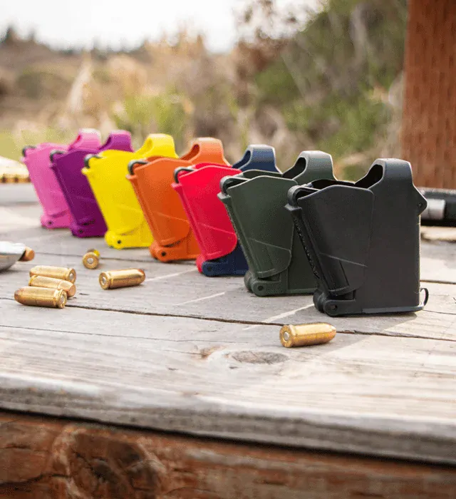 UpLULA Rychlonabíječ a vybíječ pro zásobníky ráže 9 mm - .45 ACP - lemon