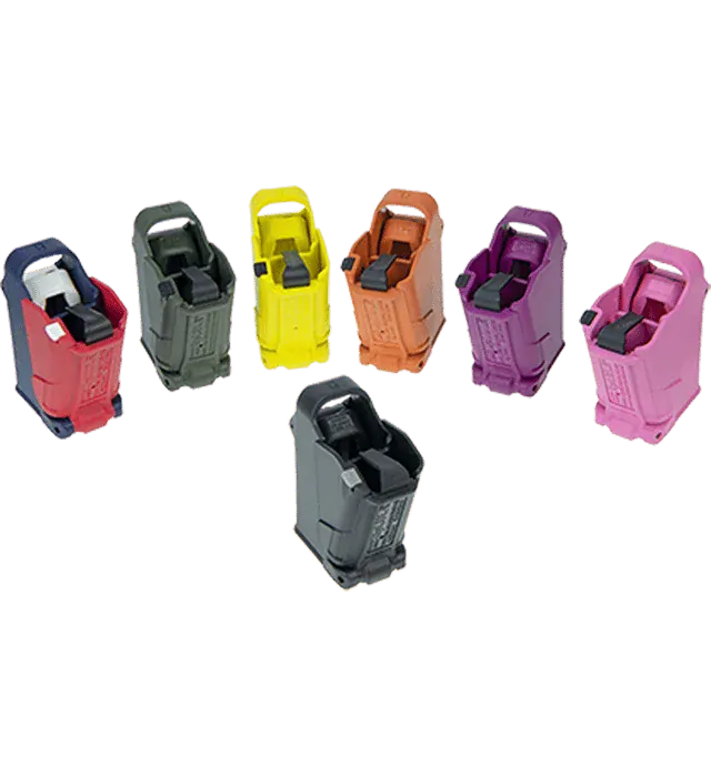 UpLULA Rychlonabíječ a vybíječ pro zásobníky ráže 9 mm - .45 ACP - lemon