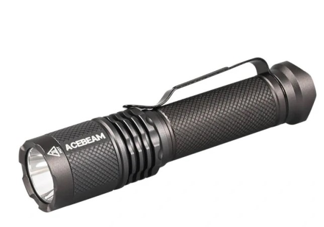 Kapesní svítilna AceBeam TAC AA - šedá