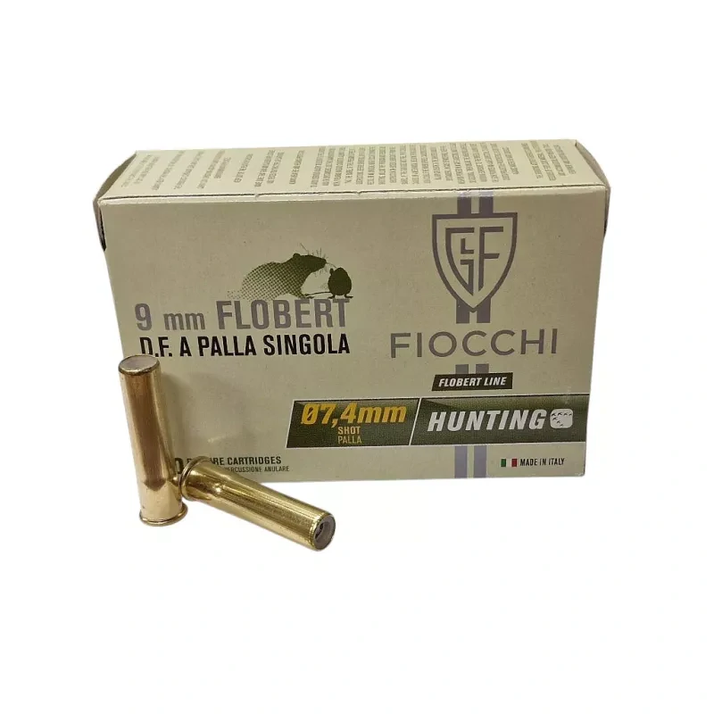 Flobertové náboje Fiocchi 9 mm Flobert - slug