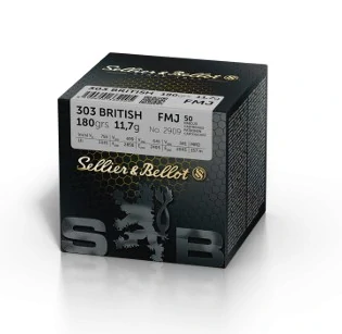 Puškové náboje Sellier & Bellot .303 British FMJ 11,7 g - 50ks Bulk