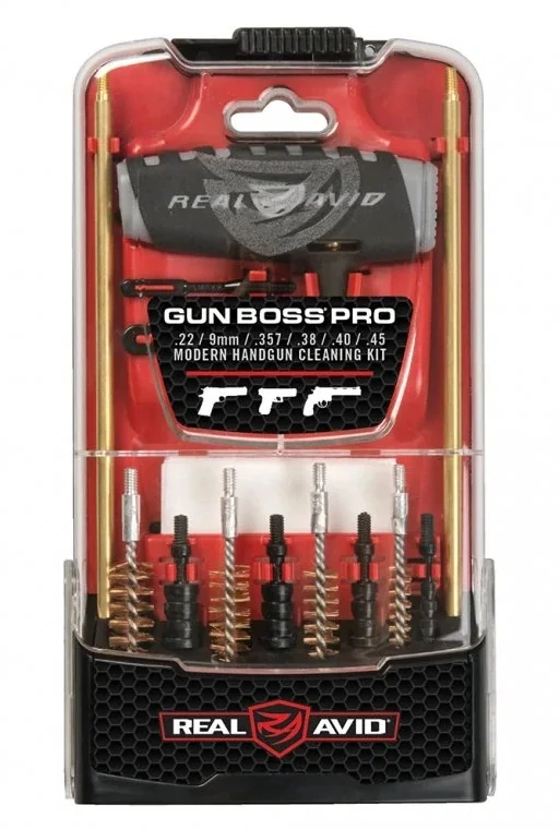 Čistící sada na pistole Real Avid Gun Boss® Pro Real Avid Gun Boss® Pro - Handgun Cleaning Kit