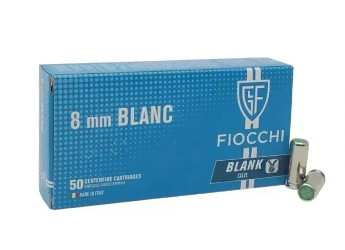 Startovací náboje 8 mm pistole 50 ks Fiocchi