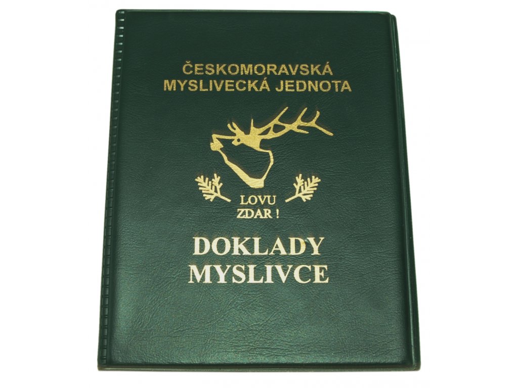 Pouzdro na doklady myslivce