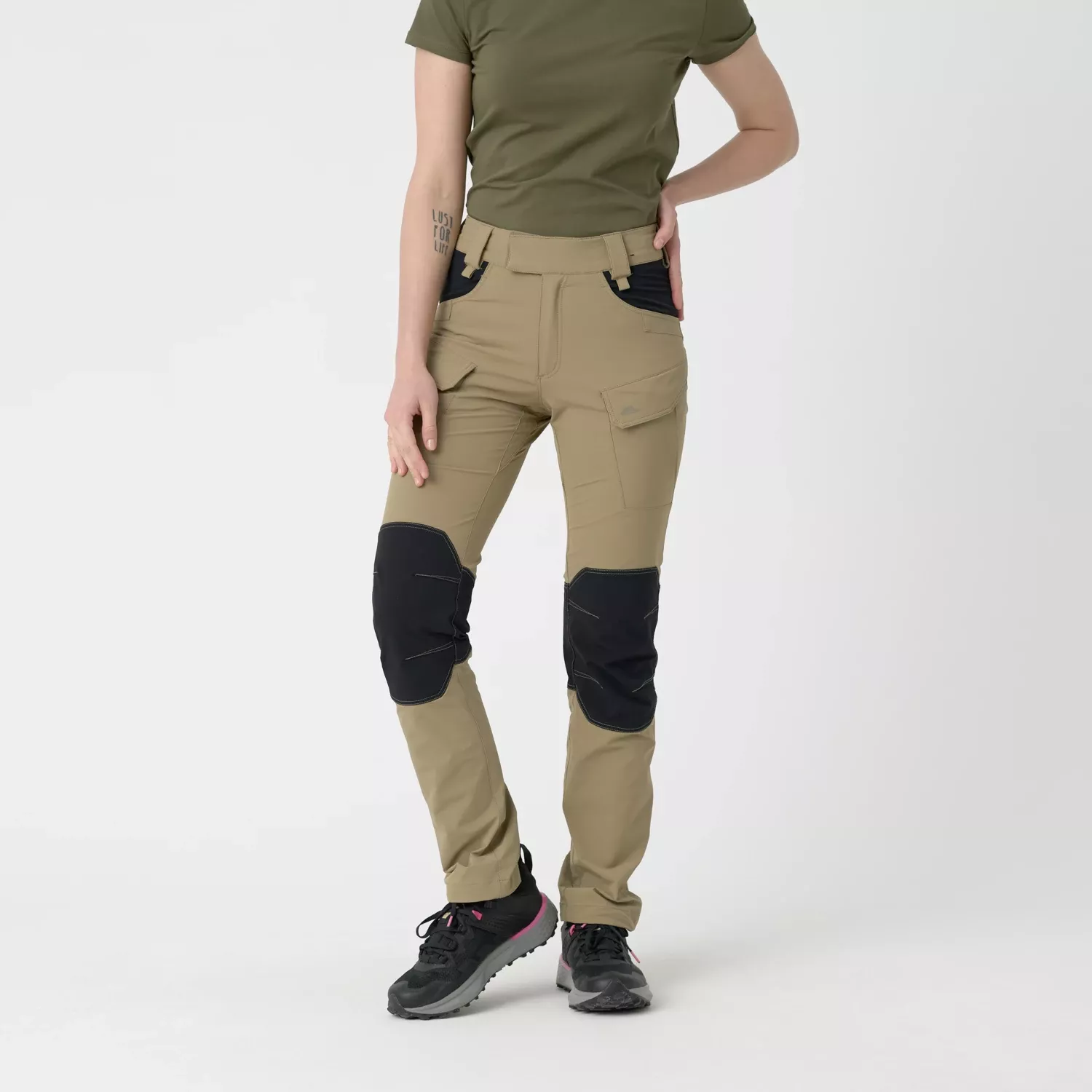Dámské outdoorové taktické kalhoty Women's OTP (Outdoor Tactical Pants)® - VersaStretch® - Khaki / Black