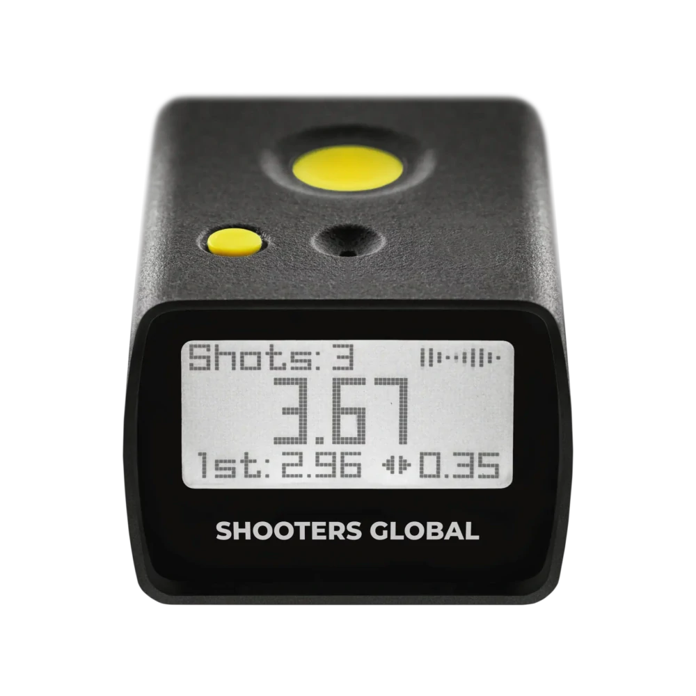 SG Timer GO Shooters Global® - s rychlým upínáním na opasek + kapesní klip