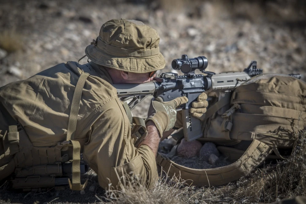 Taktické rukavice All Round Fit Tactical Gloves® - Black / Shadow Grey A