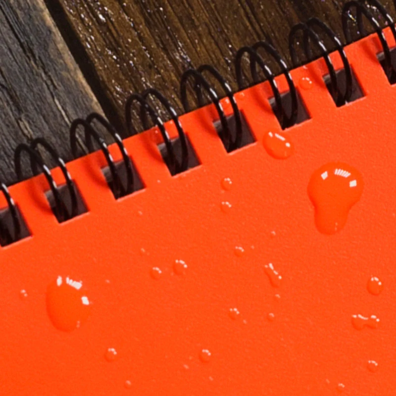 Rite in the Rain voděodolný zápisník  76,2 mm x 127 mm kroužkový blok - oranžová