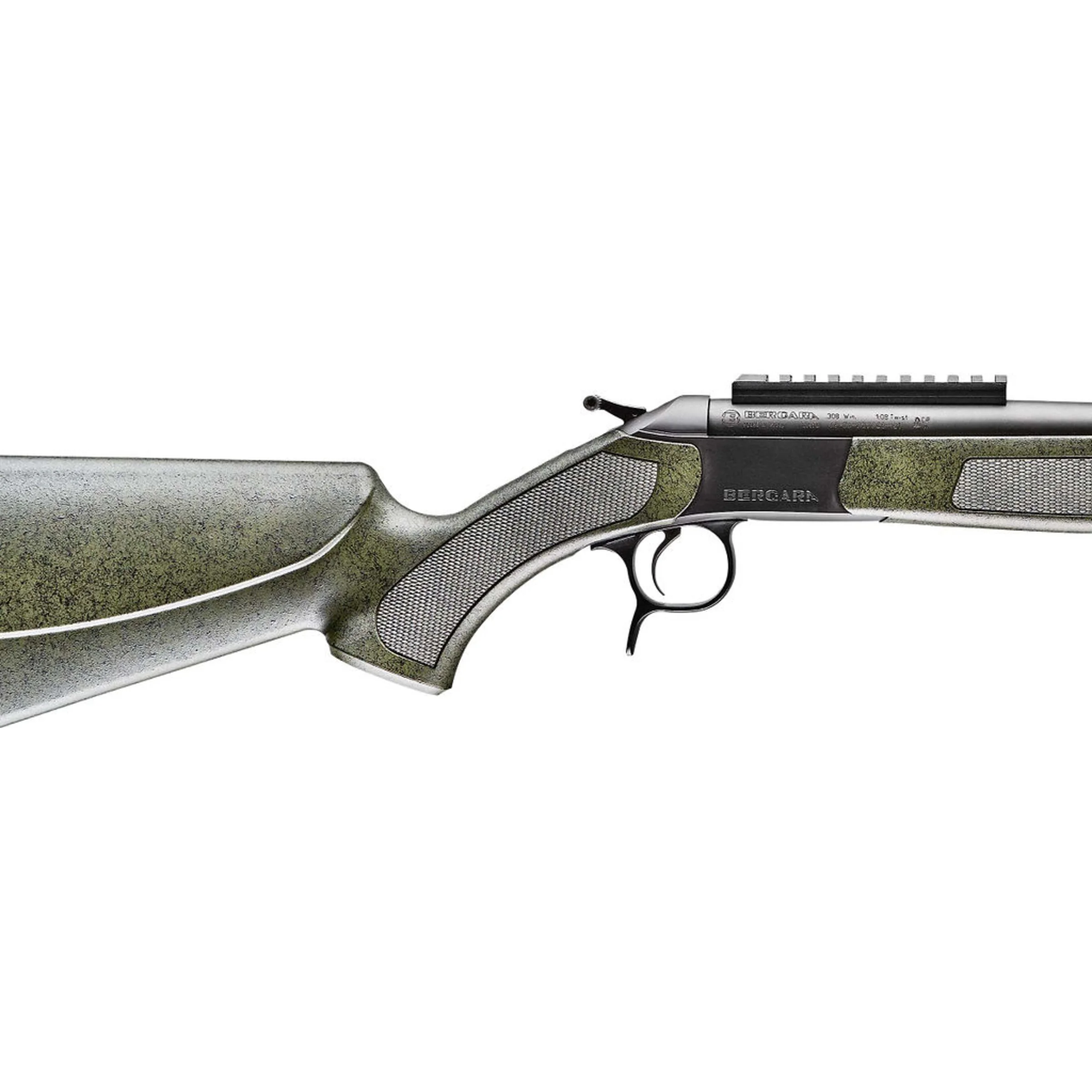 Jednoranná kulovnice BERGARA BA13 TD Standard Green s mířidly (308 Win.)