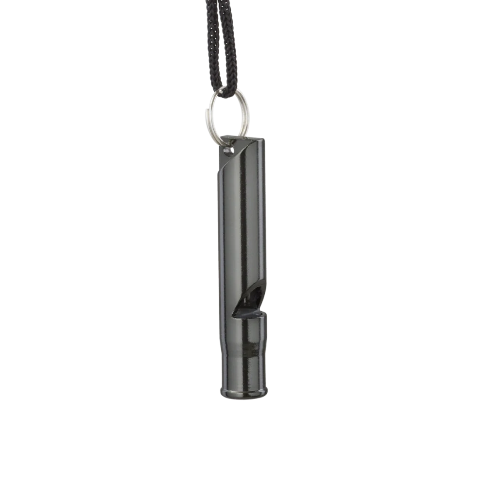 Píšťalka Survival Whistle - Aluminum - Black