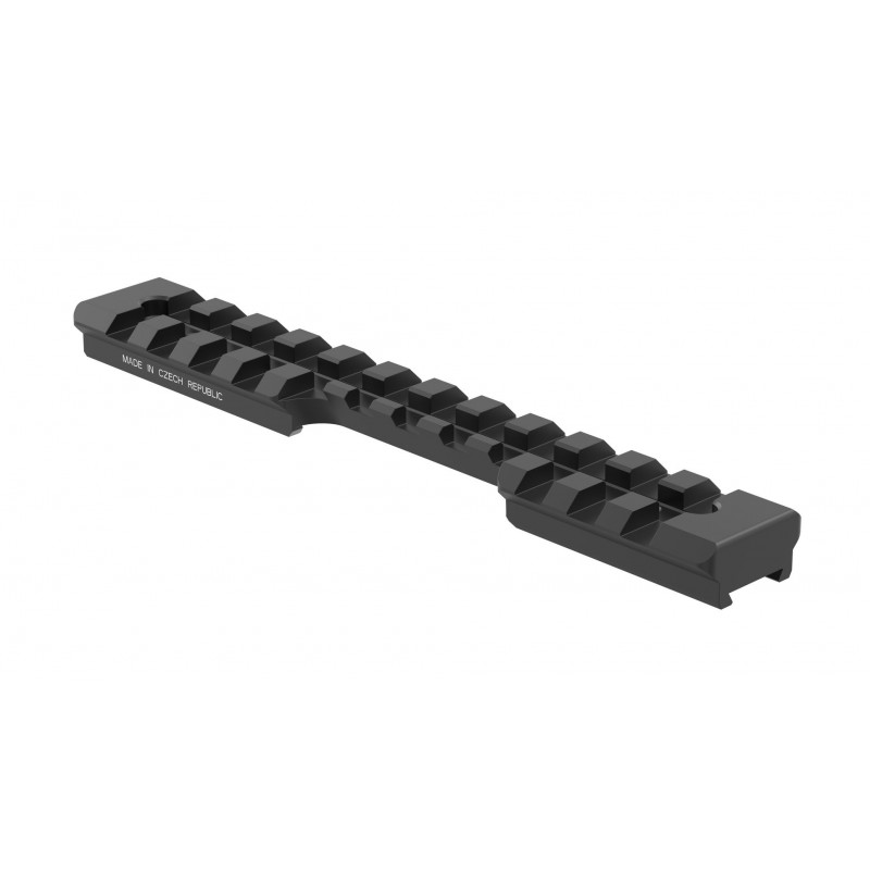 Weaver - picatinny lišta malorážky CZUB ZKM 452 pro montáž, délka 135 mm - lišta ocelová