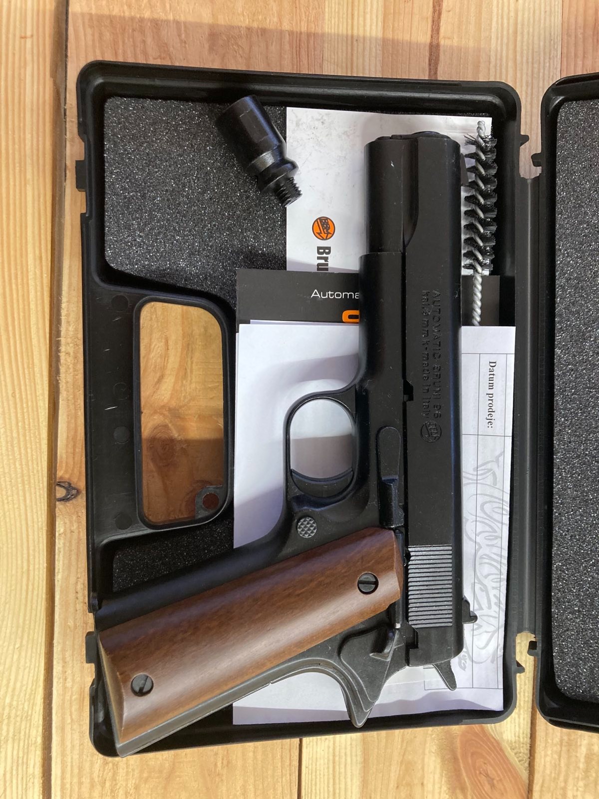 Plynová pistole Bruni 96 cal. 9 mm Colt 1911