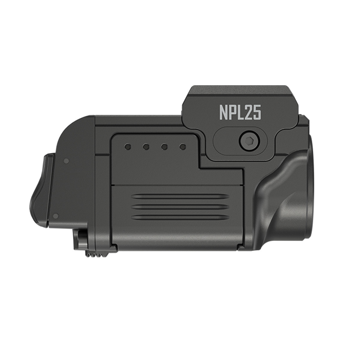 Podvěsná zbraňová svítilna NITECORE NPL25, výkon 900 lm, dosvit 255 m,Li-ion aku. 500mAh