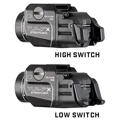 Podvěsná svítilna Streamlight TLR-7 X, 500 lm, černá