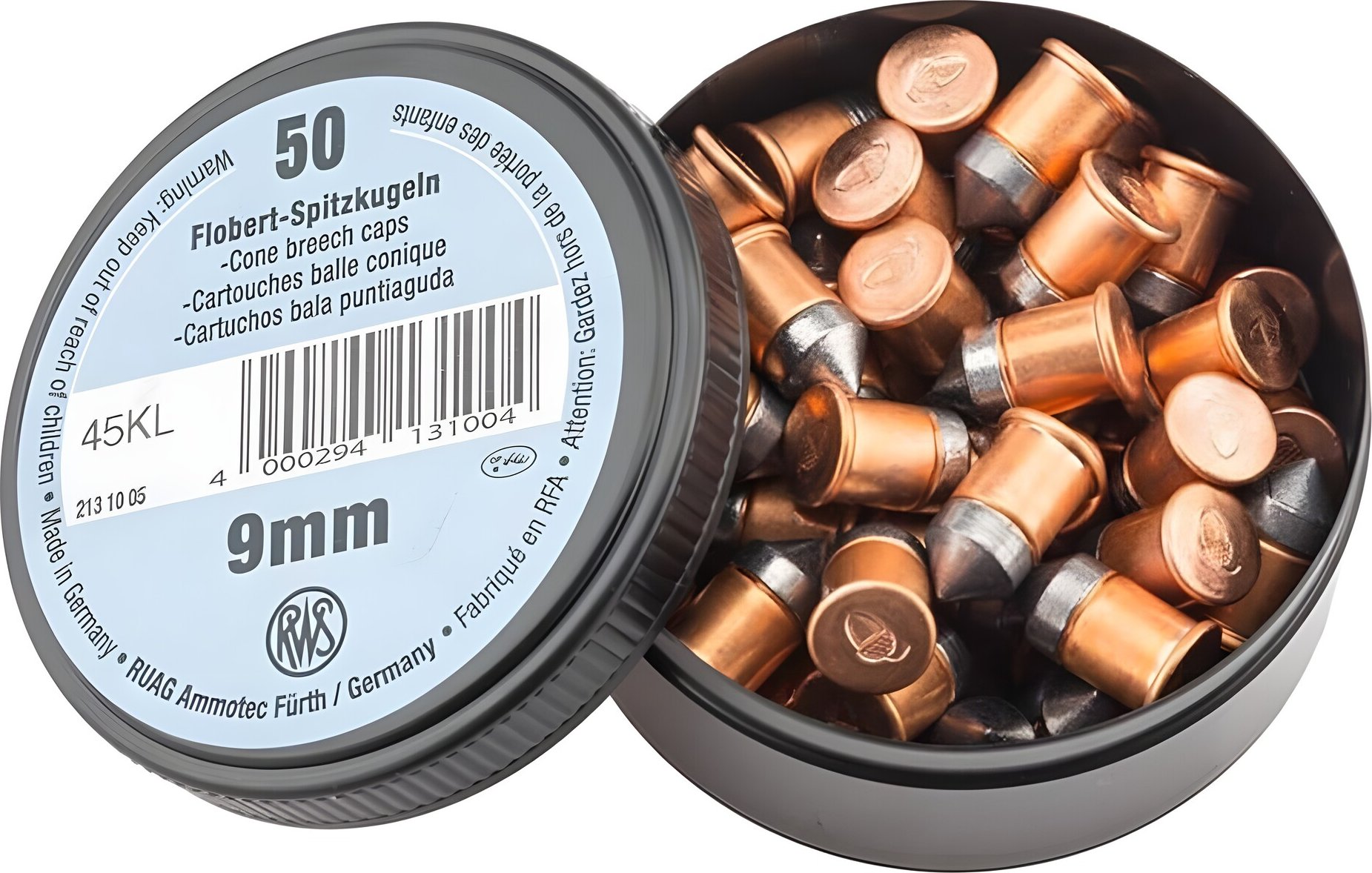 Flobertové náboje RWS 9mm Flobert - střela špička