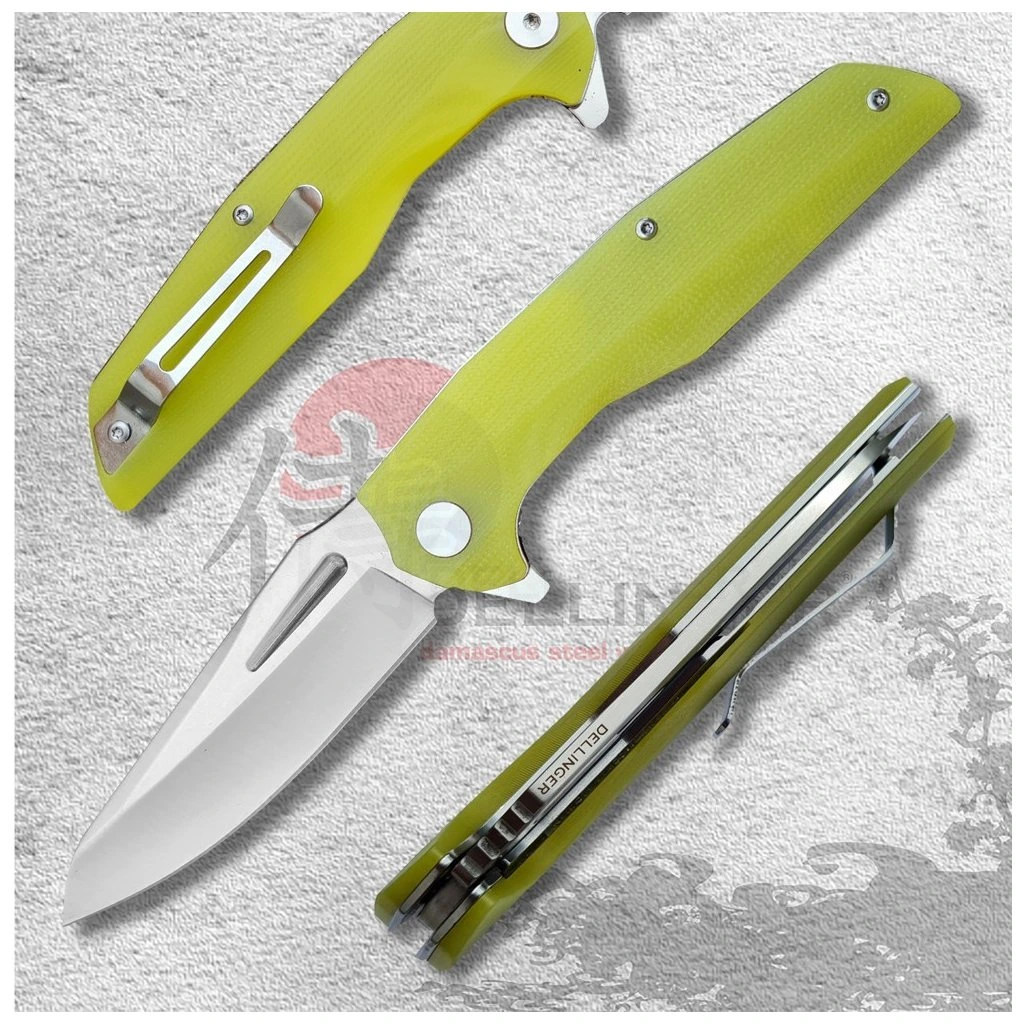 Zavírací nůž Dellinger Coyotte Flipper - GREEN
