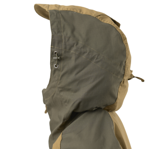 Bunda Tracer Anorak Jacket - Polycotton Stretch Ripstop - Olive Green