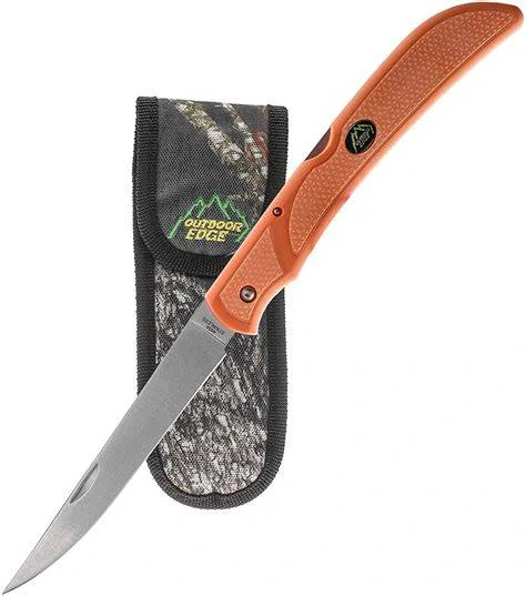 Zavírací filetovací nůž Outdoor Edge FieldBone- Orange