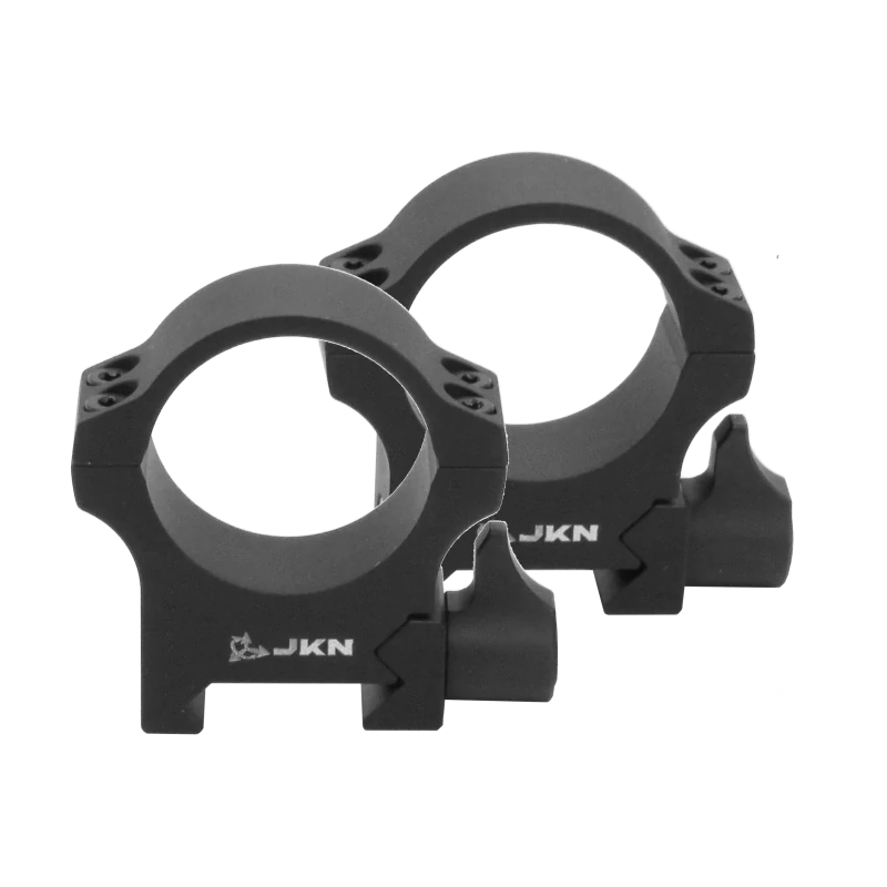 Dělená montáž optiky – upínání polohovací páčkou upínky, výška 24,5 mm, objímka Ø30mm