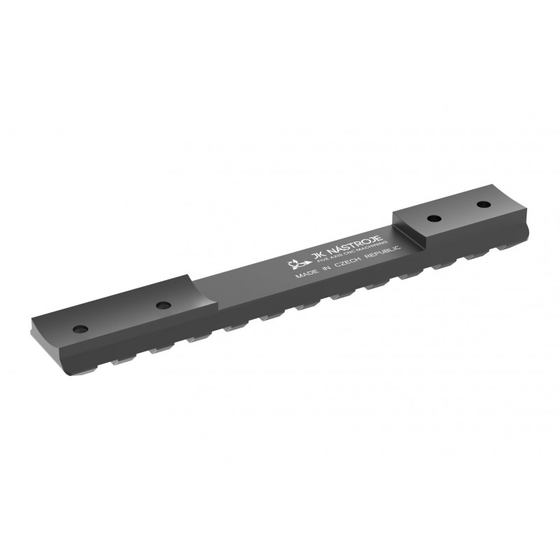 Weaver - picatinny lišta pro kulovnice CZ 600 - pouzdro závěru SHORT - ocelová