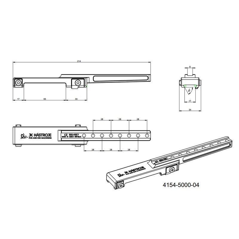 Montáž pro noční vidění PARD NV008P na kulovnice CZ 550/CZ 557