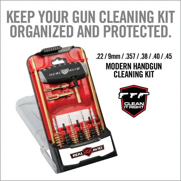 Čistící sada na pistole Real Avid Gun Boss® Pro Real Avid Gun Boss® Pro - Handgun Cleaning Kit