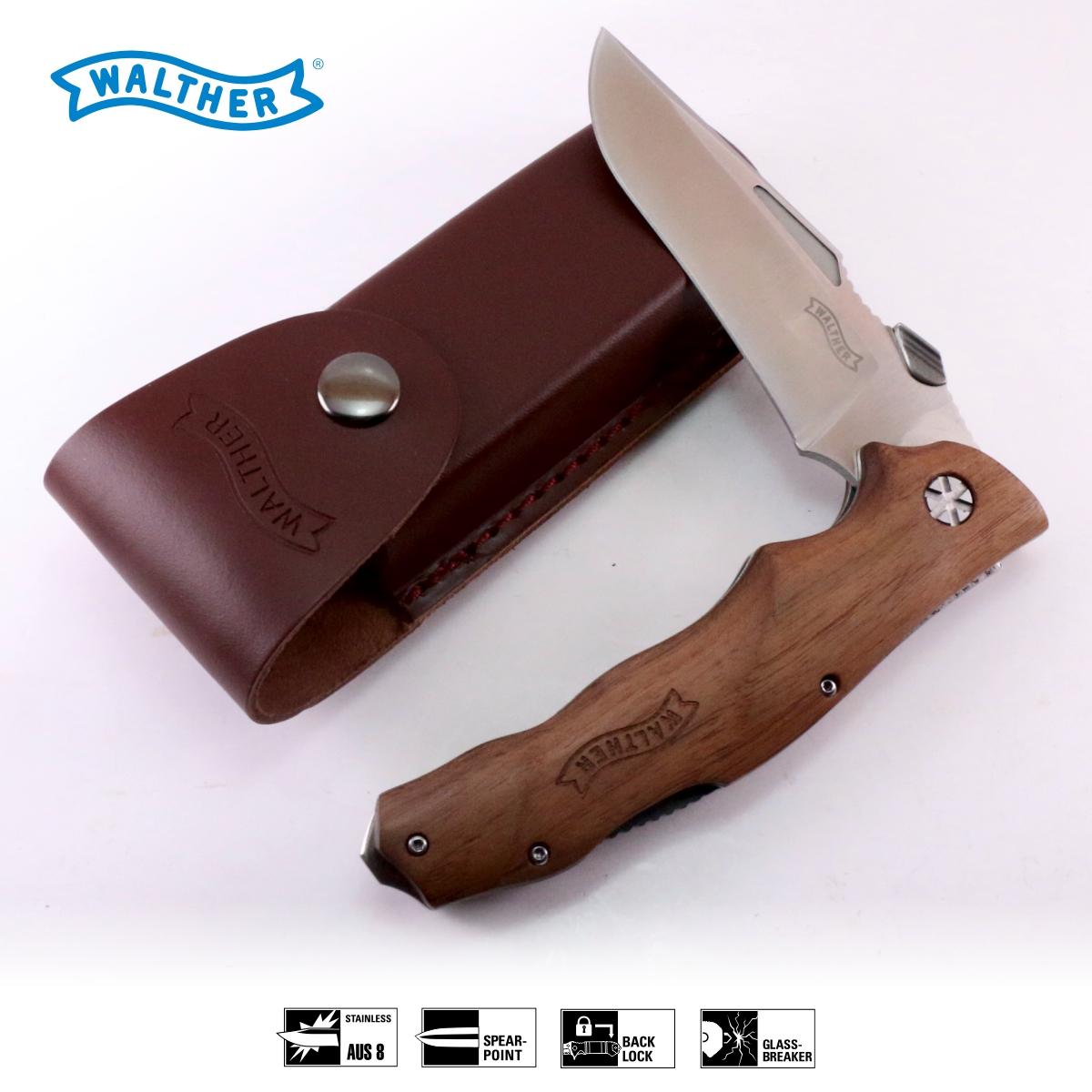 Zavírací nůž Walther AFW - Adventure Folder Wood