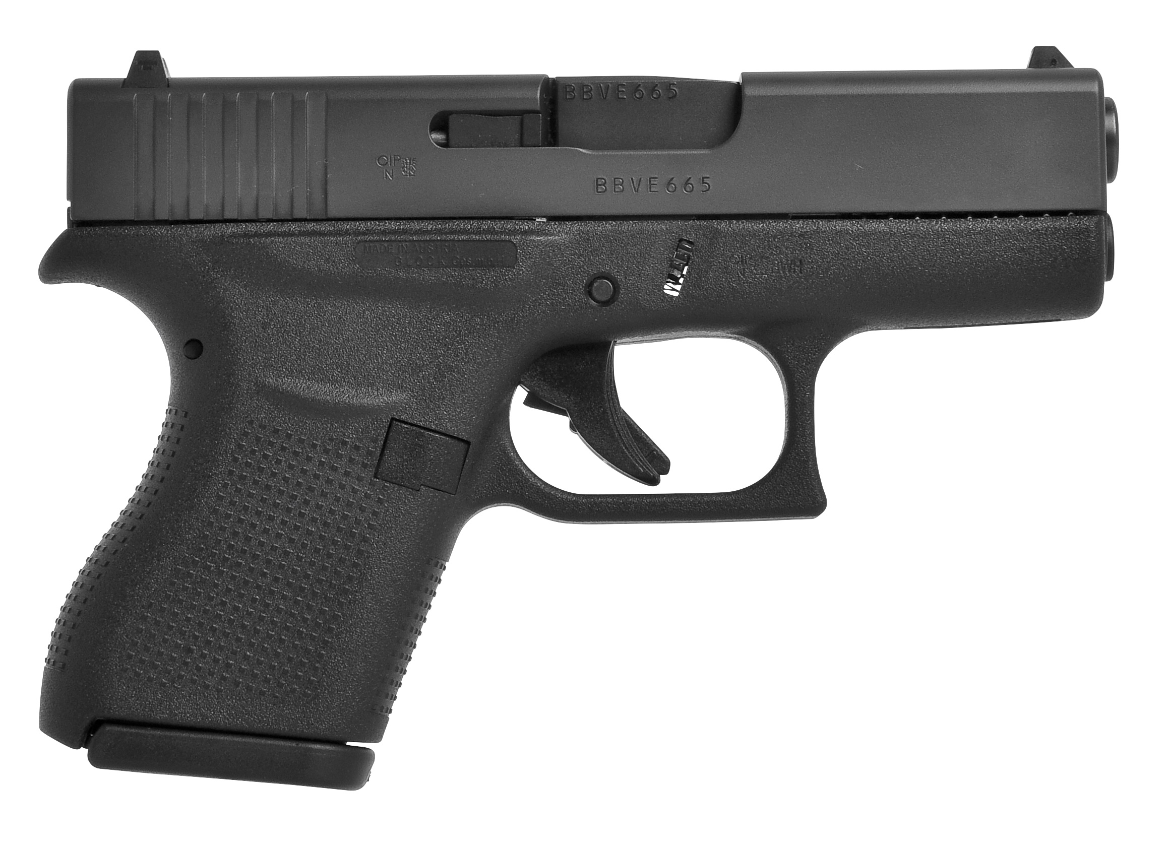Pistole Glock 43, 9 x 19