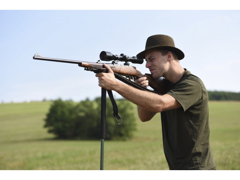 Teleskopická hůl s vidličkou (Pirschstock)