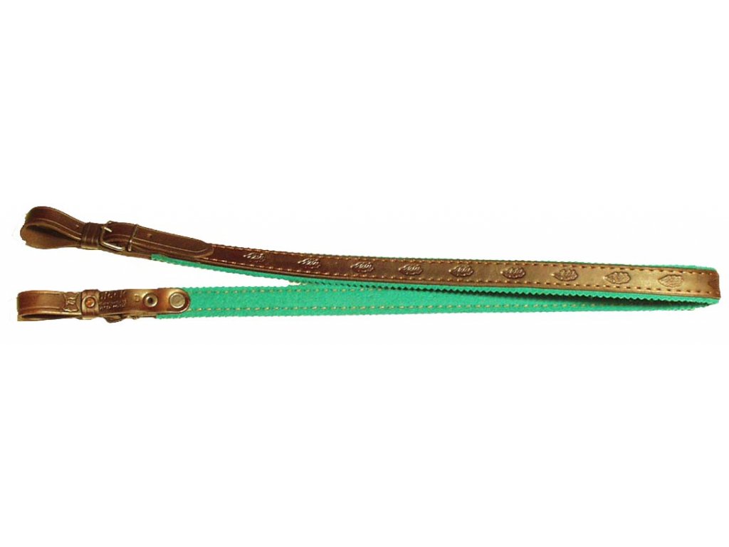 Kožený řemen na zbraň podšitý filcem Zubíček