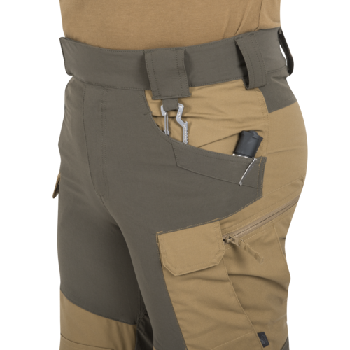 Hybridní kalhoty OUTBACK® - DuraCanvas® - Taiga Green / Black A