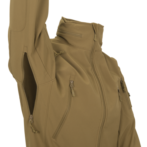 Bunda GUNFIGHTER Jacket - Shark Skin Windblocker - Coyote