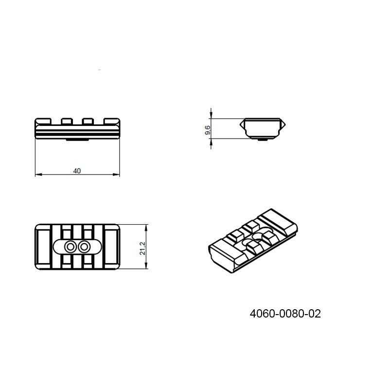 Adaptér montáže optiky - přímý