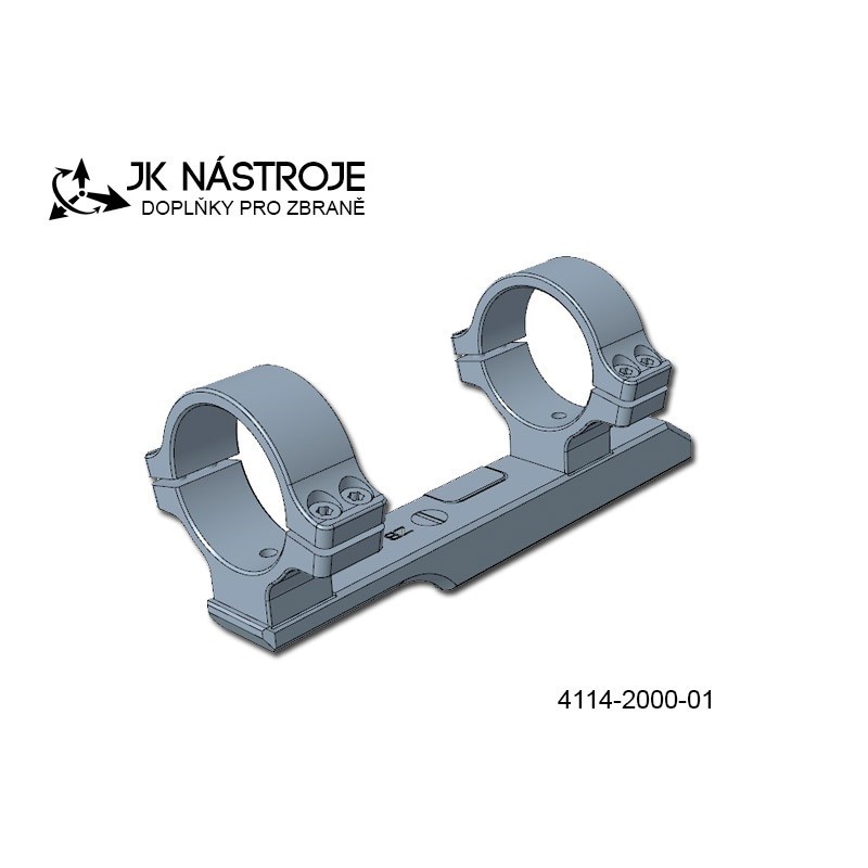 Montáž puškohledu pro kulobrok Brno Combo - objímka ø30mm, upínání imbusem