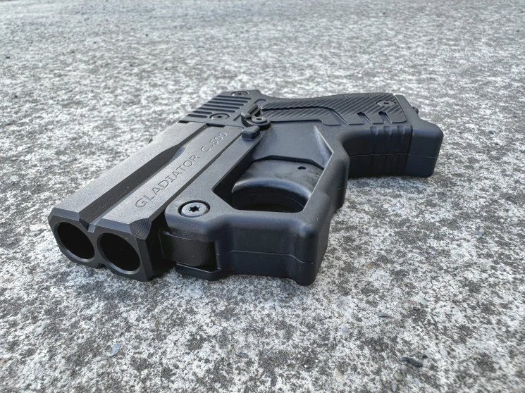 Perkusní dvouranná pistole Gladiator .500 X5C Subcompact