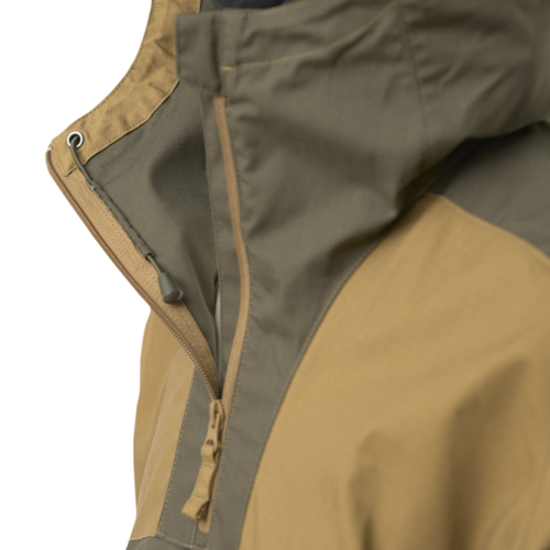 Bunda Tracer Anorak Jacket - Polycotton Stretch Ripstop - Olive Green