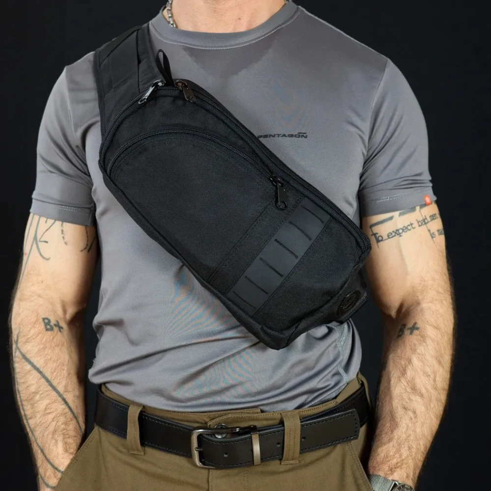 Jednoduchá Cross Body ledvinka pro skryté nošení zbraně Falco Holsters