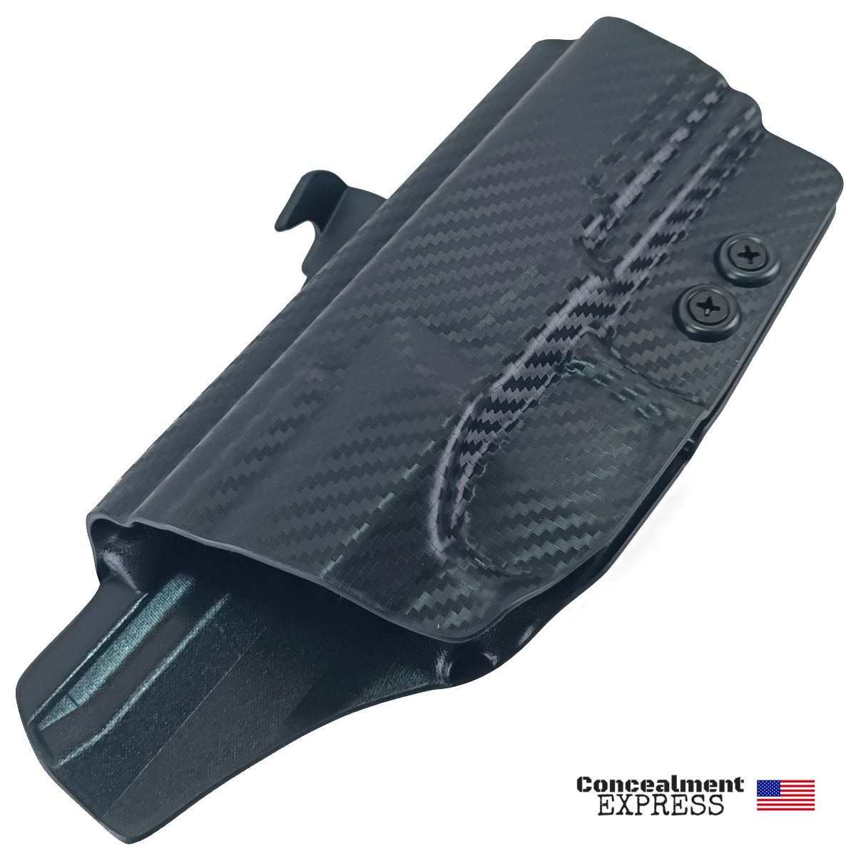 Opaskové pouzdro WALTHER PDP 4,5" OWB SC KYDEX CARBON, PÁDLO, PRAVÉ, CONCEALMENT EXPRESS