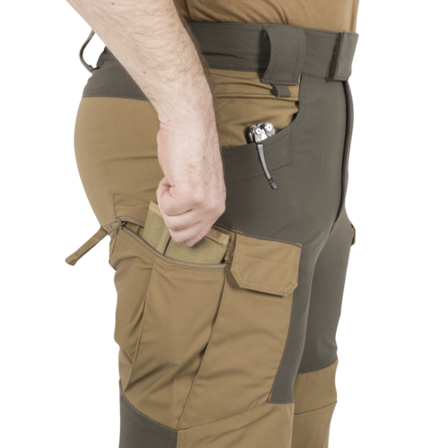 Hybridní kalhoty OUTBACK® - DuraCanvas® - Taiga Green / Black A