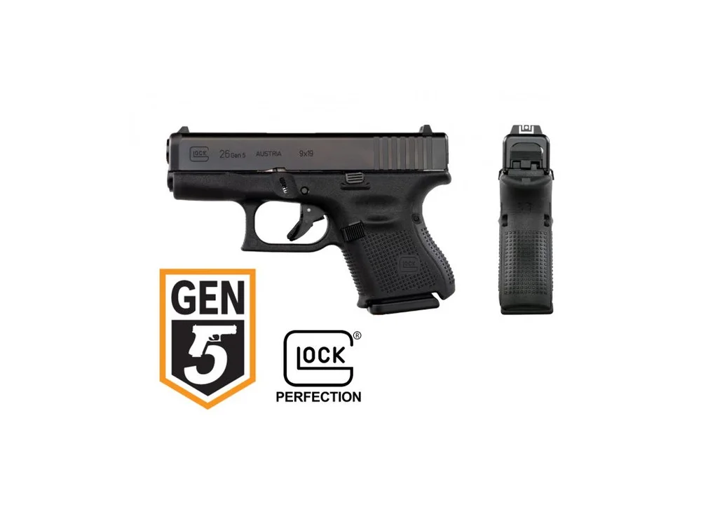 Pistole Glock 26 Gen5, 9 x 19