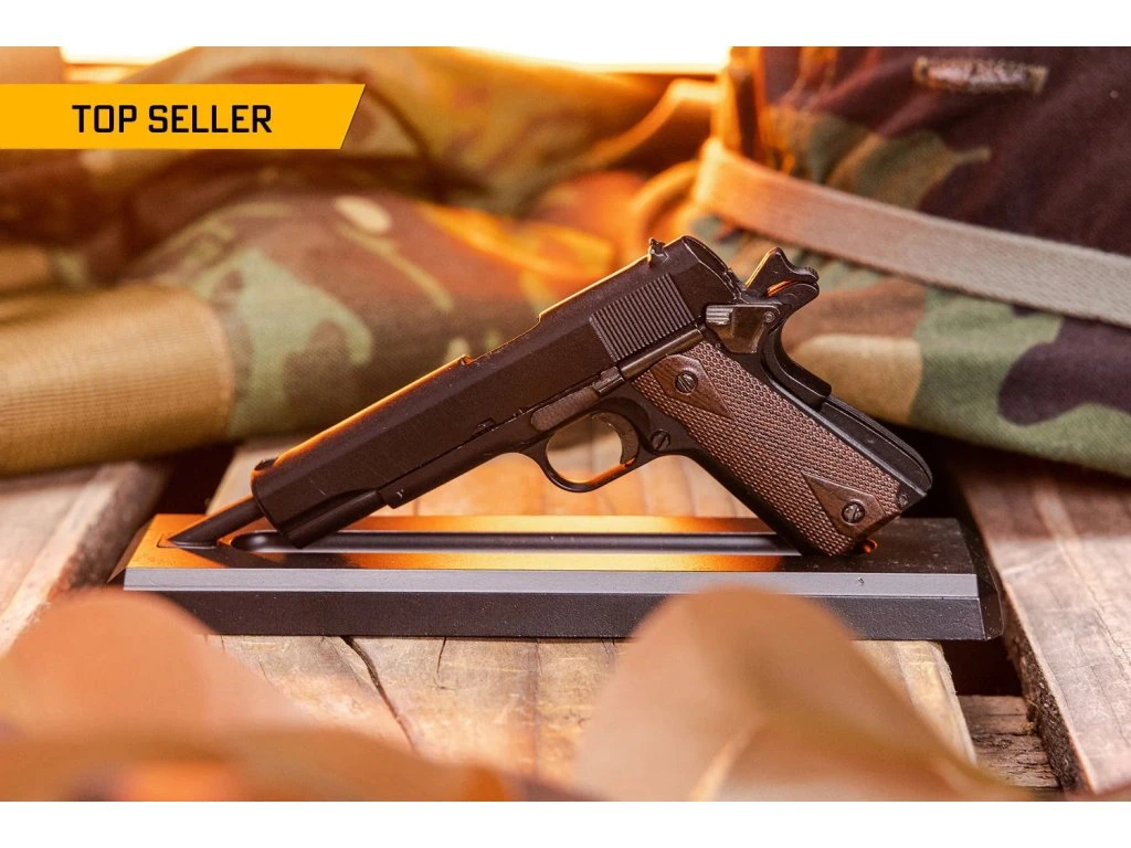 Replika GoatGuns Mini Colt 1911 černá, měřítko 1:2,5