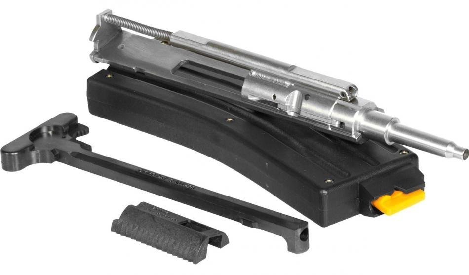 Adaptér CMMG, Model: 22 Bravo, Ráže: .22LR, pro samonabíjecí pušky typu AR/MSR-15, nerez, 1x zásobník 25 ran