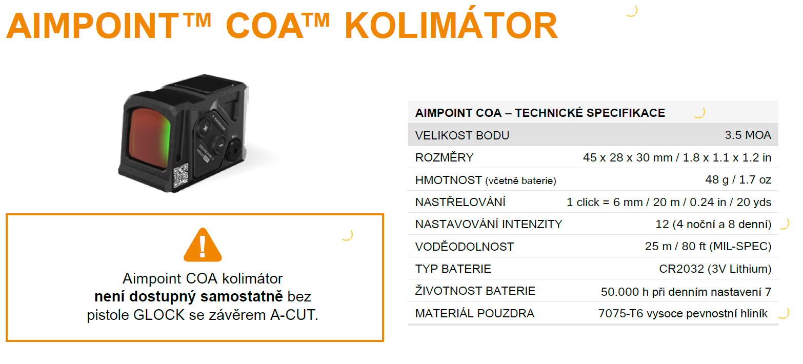 Pistole Glock 43X A-CUT™ COA™ COMBO