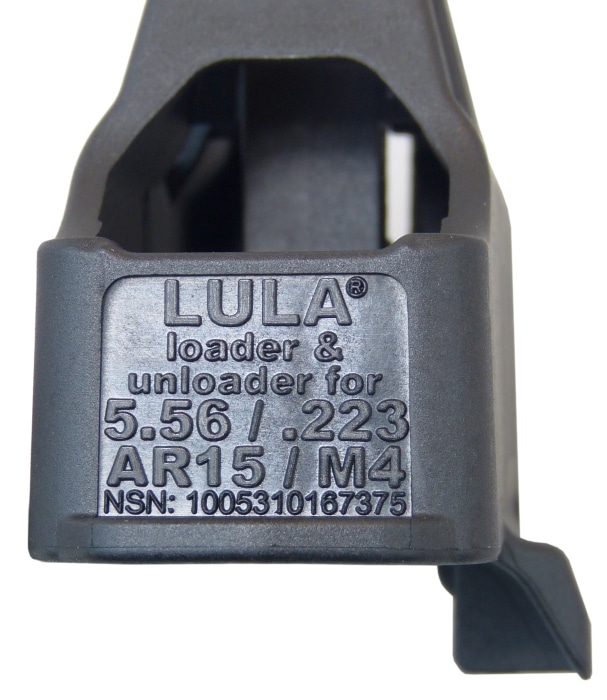LULA - rychlonabíječ puškových zásobníků AR 15 / M4 / M16, ráže 223 Rem.