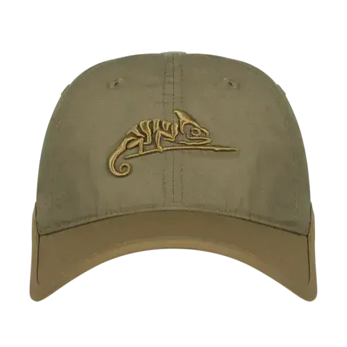 Kšiltovka s logem - PolyCotton Ripstop - Olive Green / Adaptive Green A