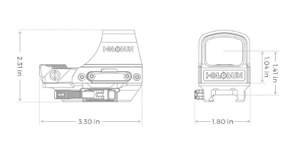 Otevřený kolimátor Holosun HS510C