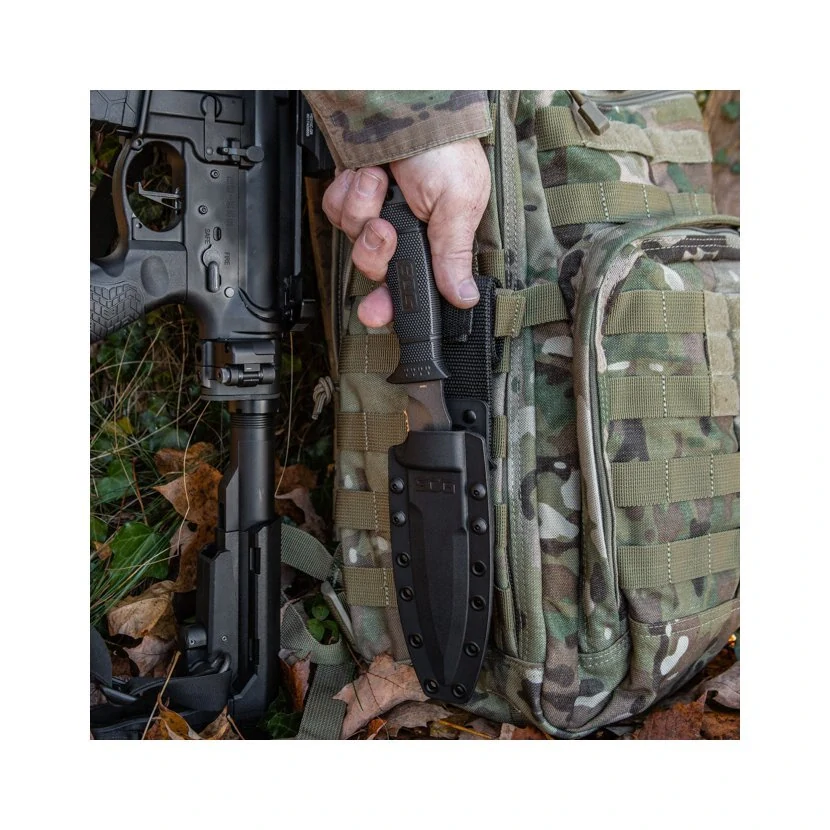 Nůž SOG SEAL PUP ELITE - KYDEX SHEATH - BLACK TINI, PARTIALLY SERRATED