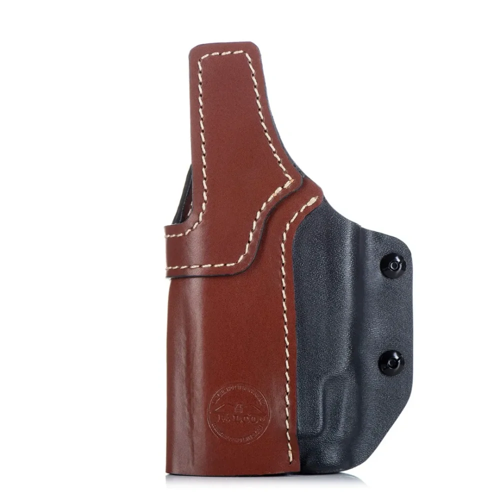 Hybridní IWB pouzdro pro zbraň se světlem vybavené TalonGuard - Polokožený design - G43X MOS - TLR 6