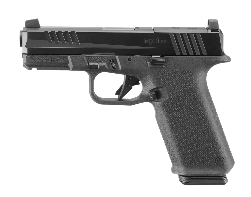 Pistole Ruger RXM, 9 x 19 full size grip, černý rám