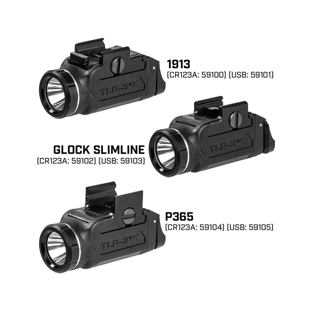Taktická LED svítilna TLR-3X USB